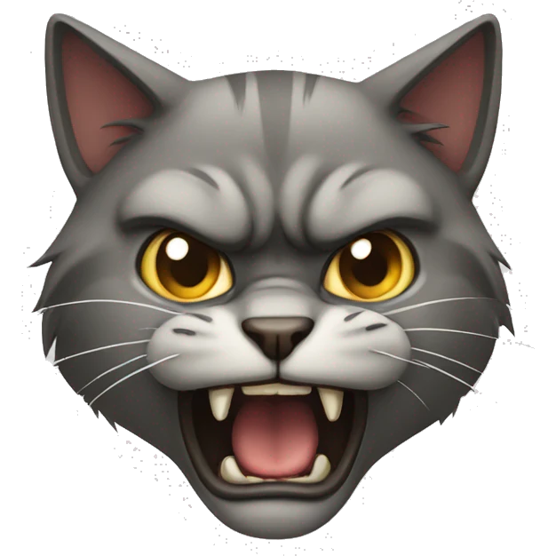 Angry cat emoji