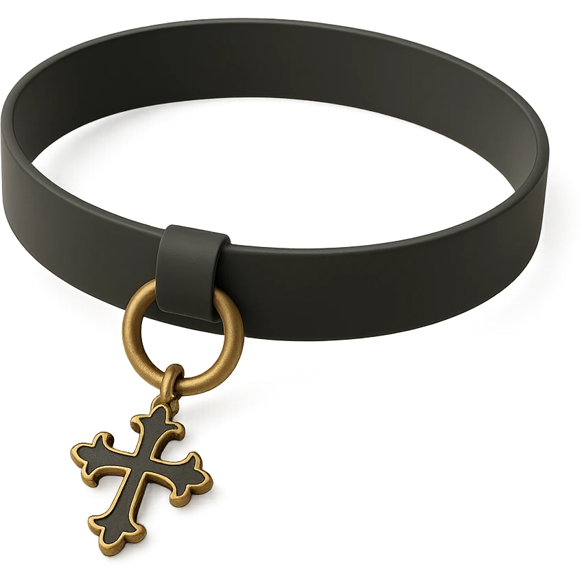 Black goth  Choker emoji