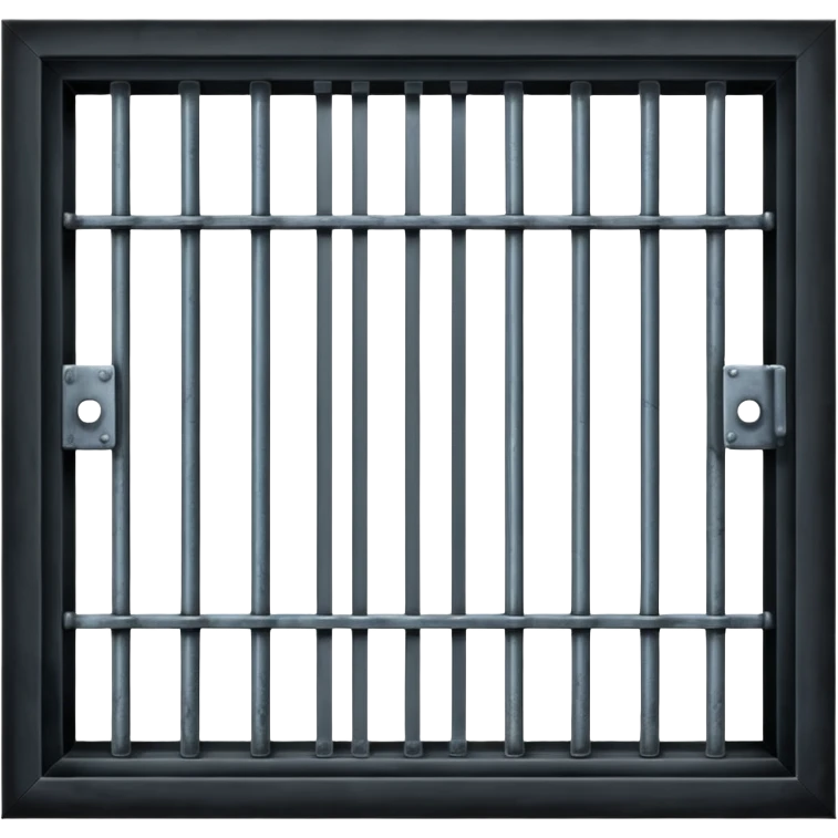 prison window with bars emoji
