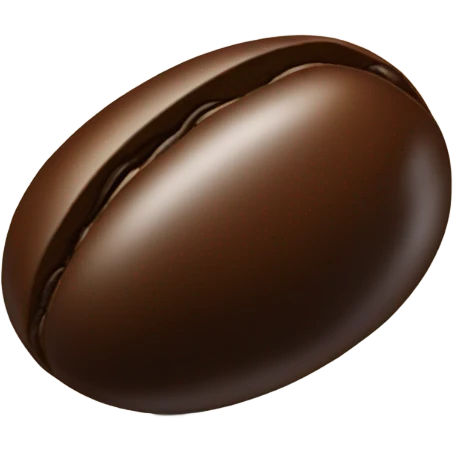 Coffee bean emoji
