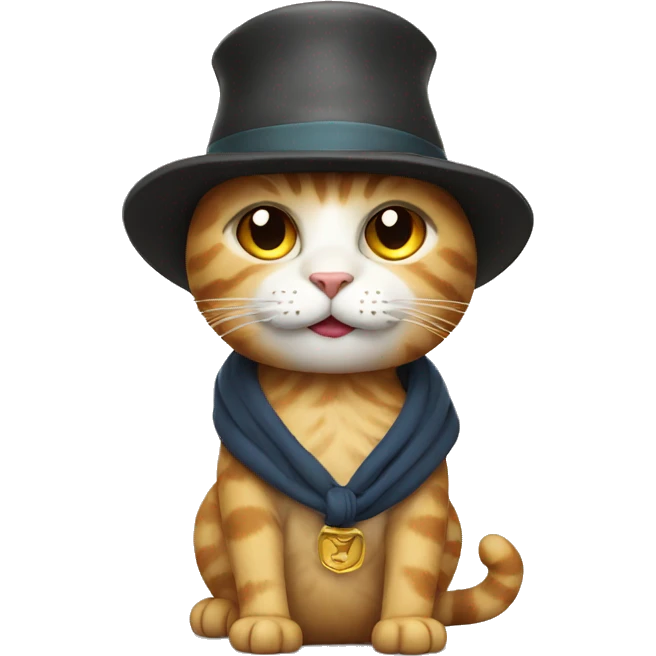 cat with hat emoji