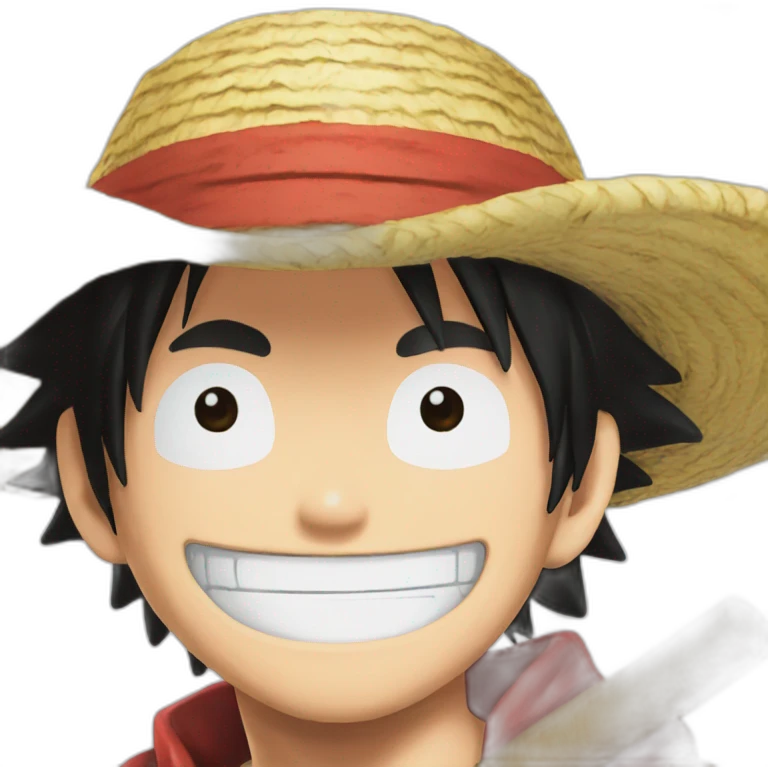 Luffy one piece live action emoji