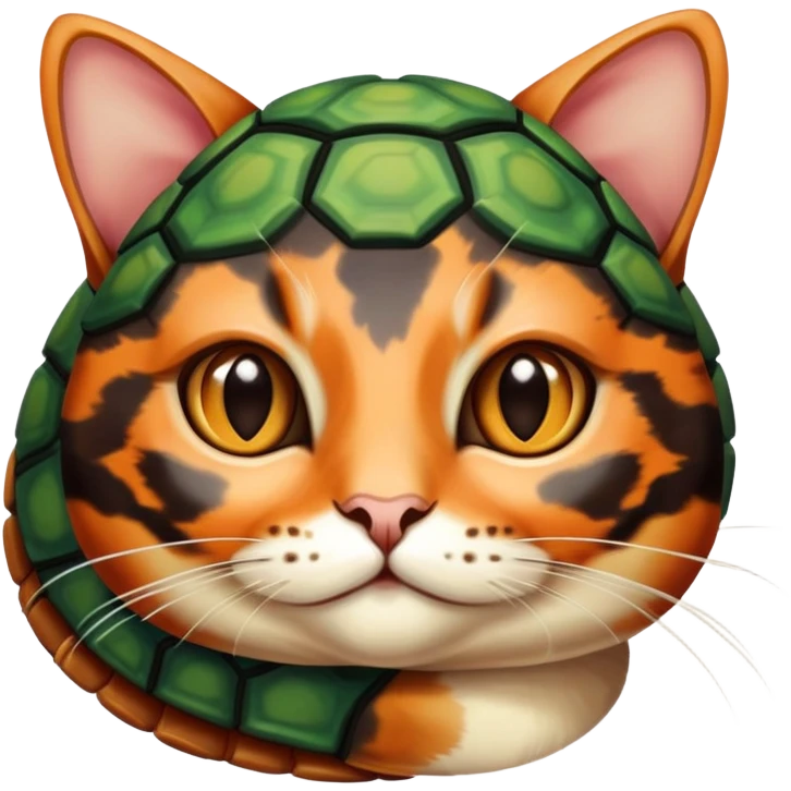 Turtled cat emoji