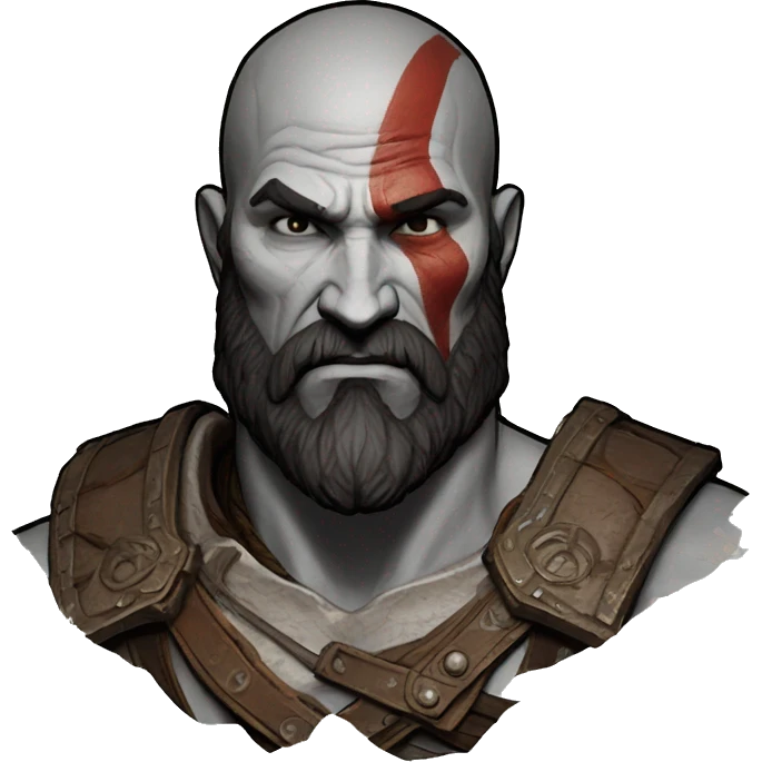 god of war game character blueprint emoji