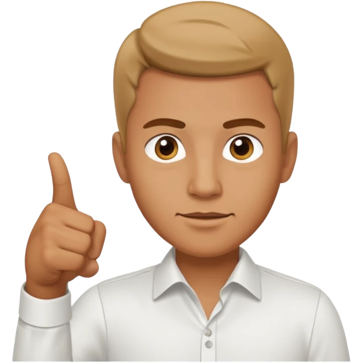 Guy pointing at camera emoji