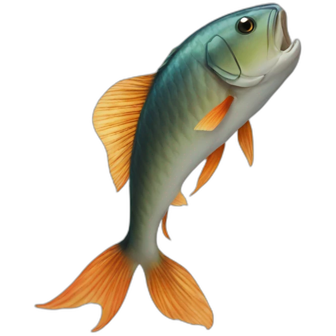 Fish + leg emoji