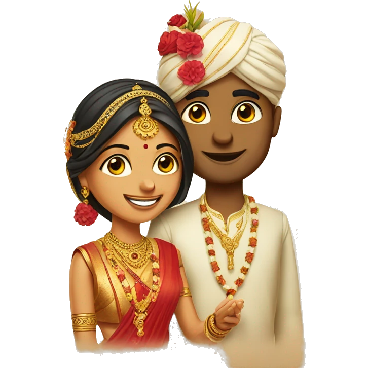 hindu marriage emoji