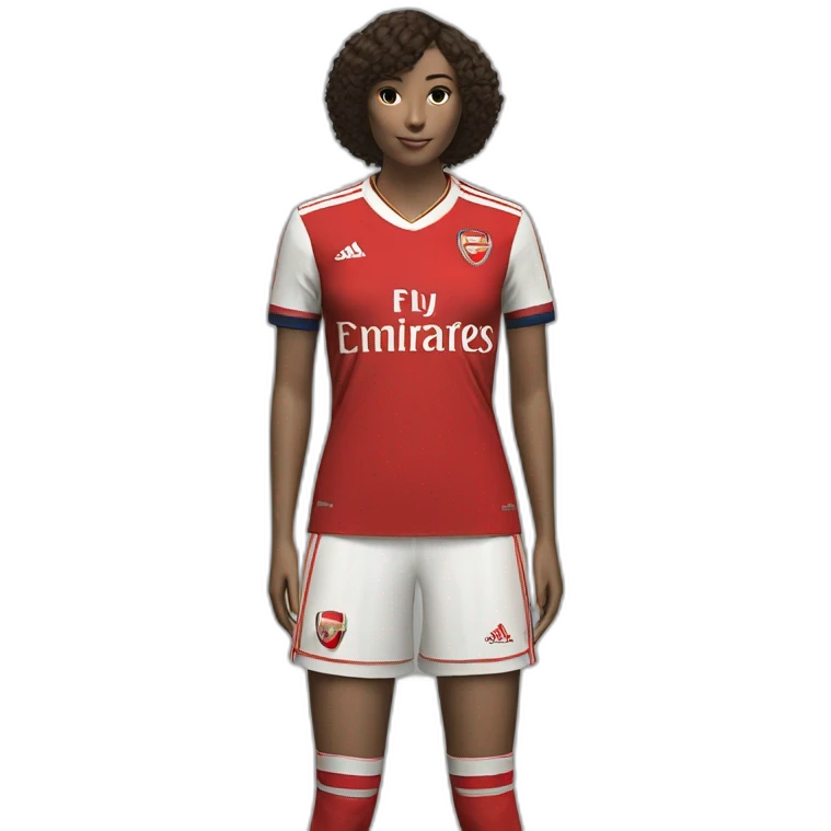 Arsenal women’s home jerseys addidas emoji