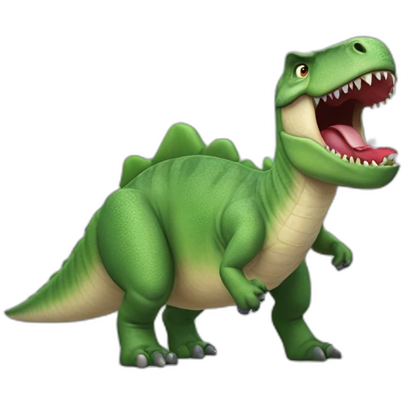 Dinosaurier mit eis emoji