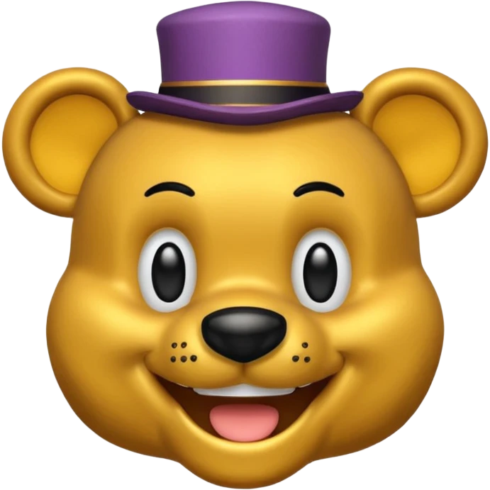 The head of Fredbeat of five nights at Freddy emoji