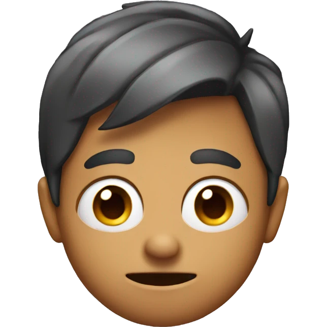 Emoji face doing the side eye  emoji