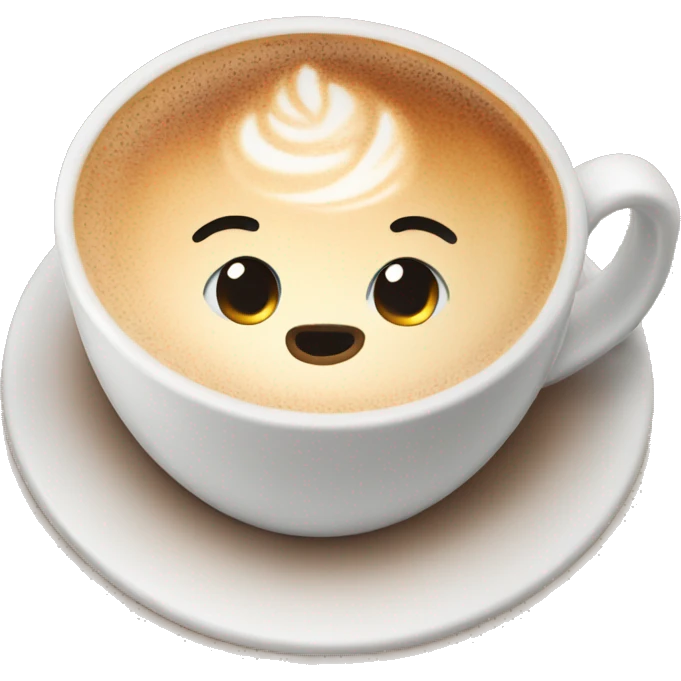 Mocha latte emoji