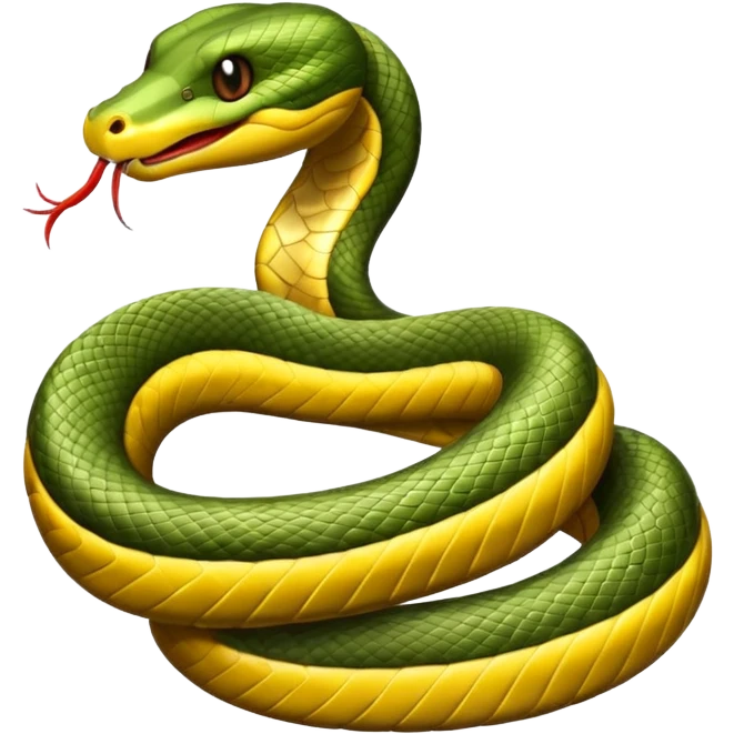 Snake with big butt cheeks emoji