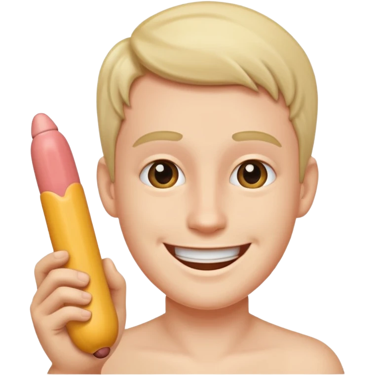 playing with penis emoji