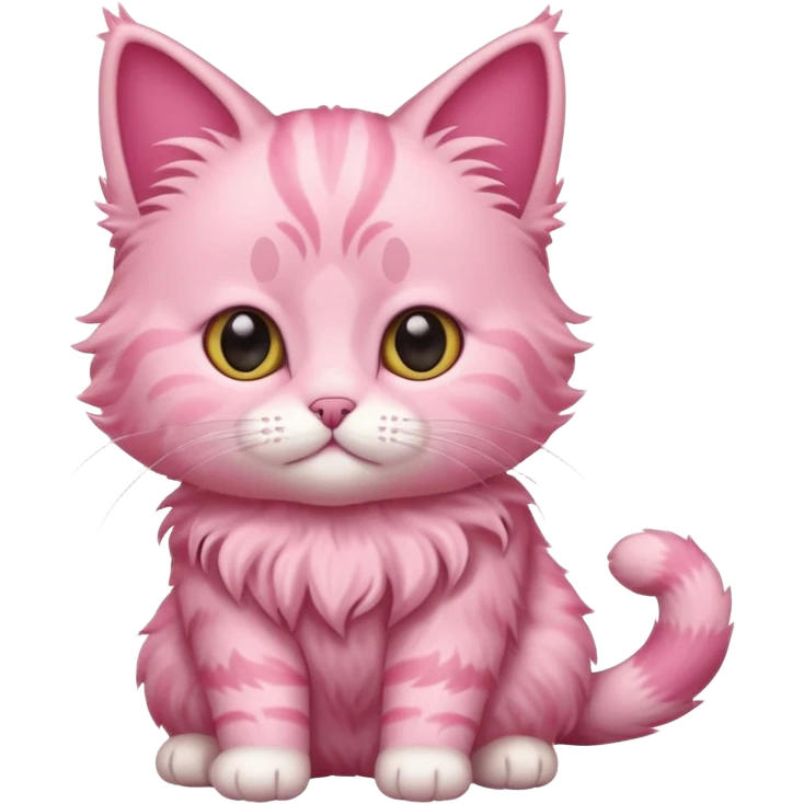 full body of. baby Russian pink cat  emoji