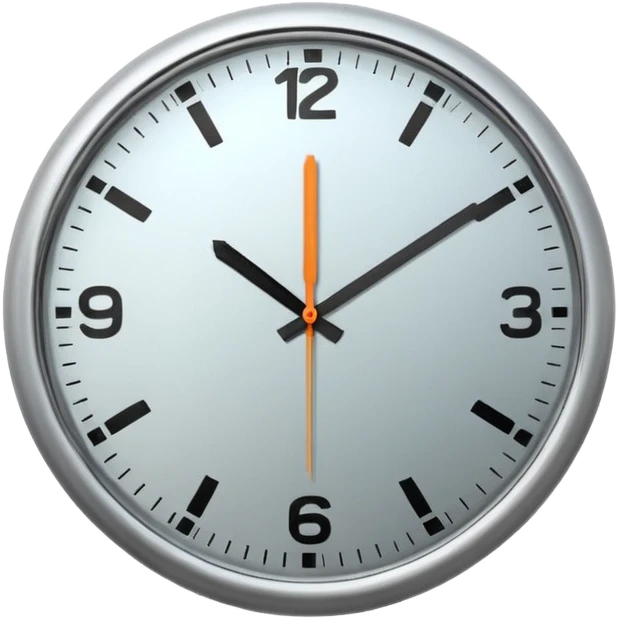Clock it  emoji