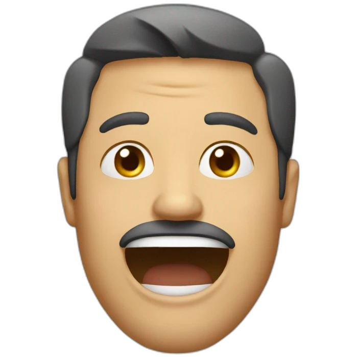man mewing emoji