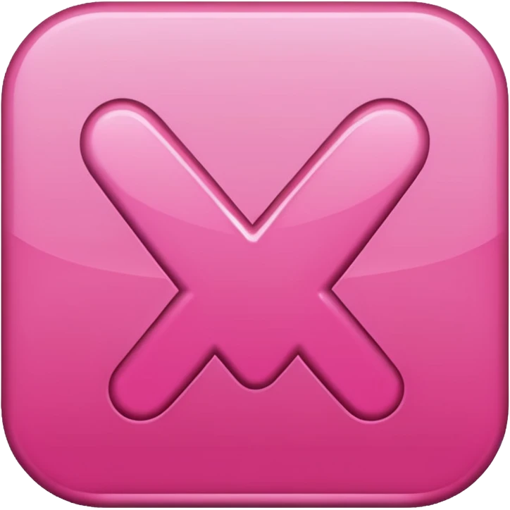 Pink check mark emoji