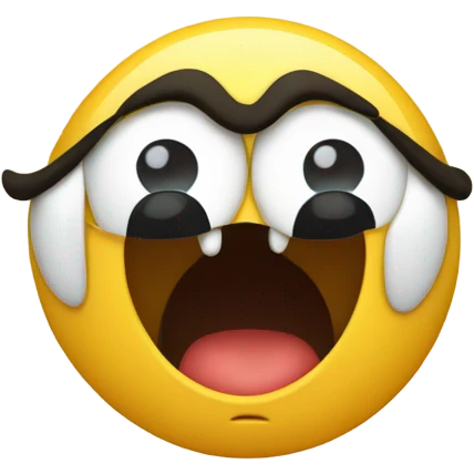 Shocked and appalled  emoji