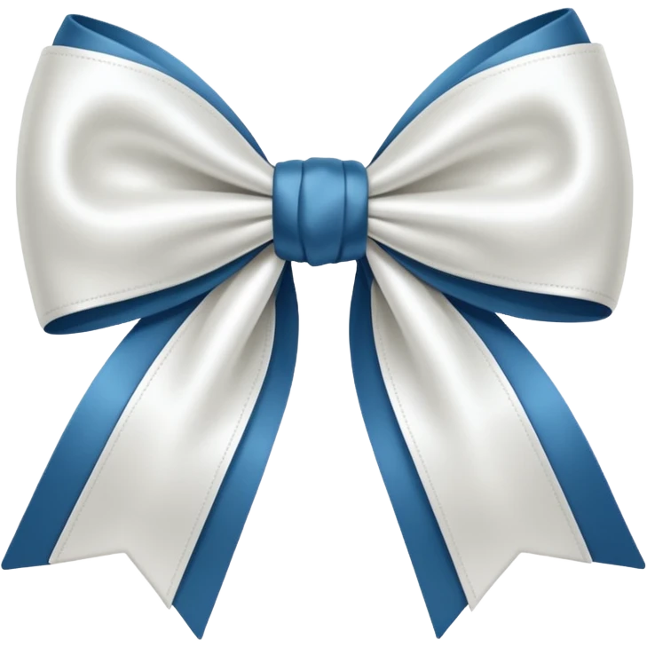Girls white bow only bow  emoji