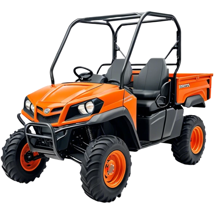 Farm Utility Vehicle (UTV) - Kubota RTV-XG850 (Model Year: 2021) (Iconic colour: Orange) emoji