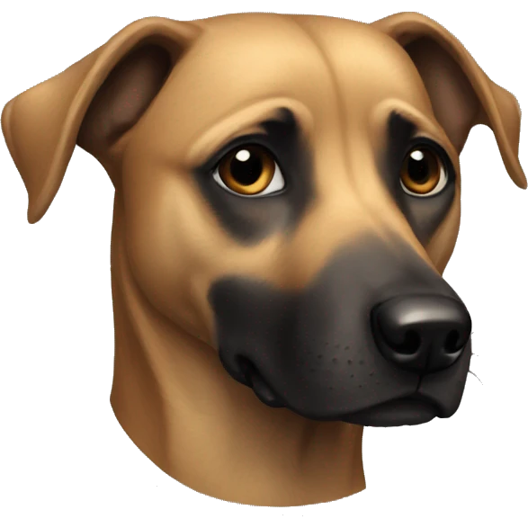 Chien noir emoji