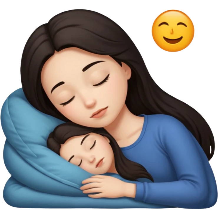 Girl sleeping  emoji