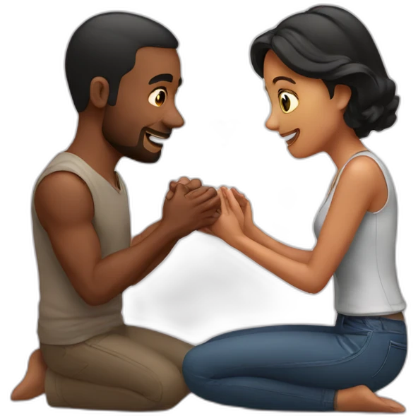 Marriage proposal emoji