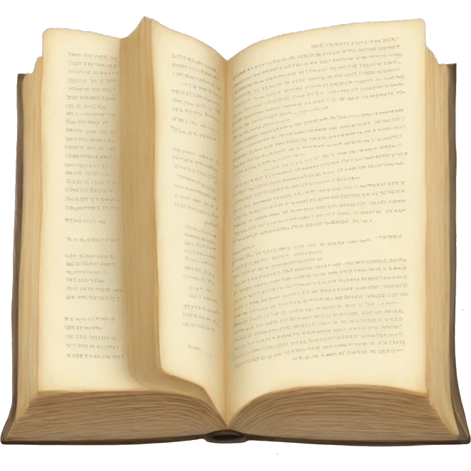 book with one page lifted emoji