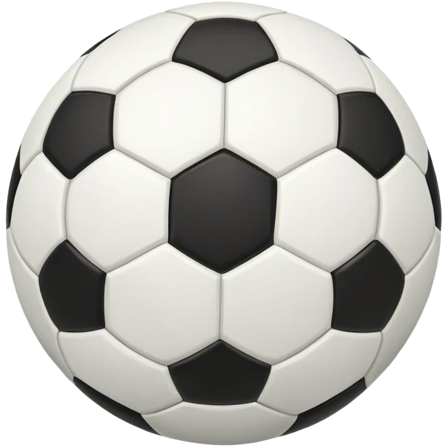 the same image except with only one soccer ball emoji