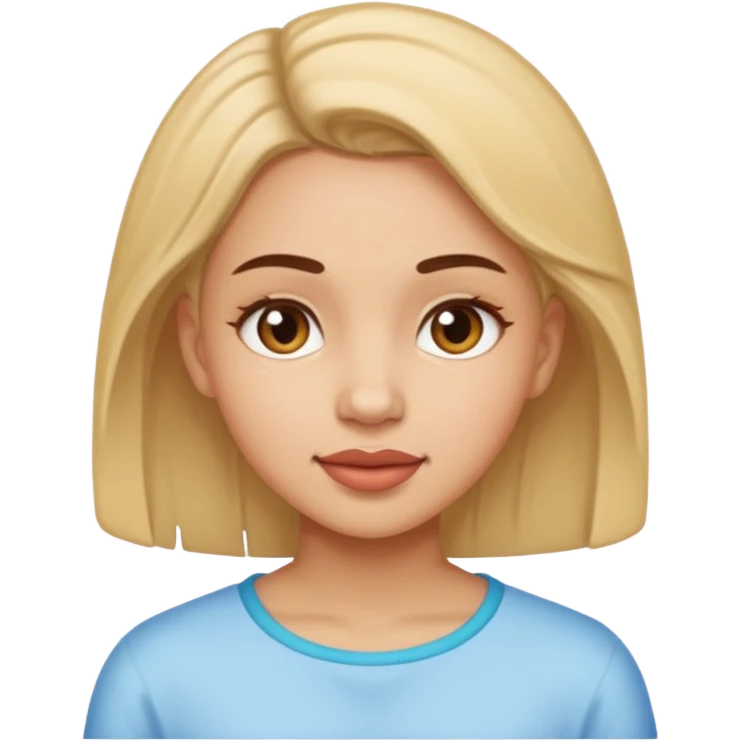 Girl getting facial emoji