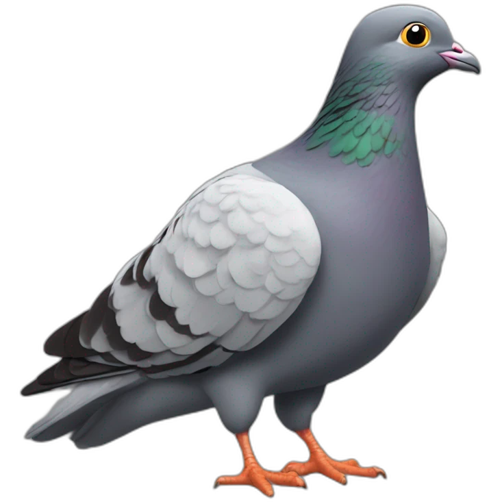 Pigeon qui mange des V-bucks emoji