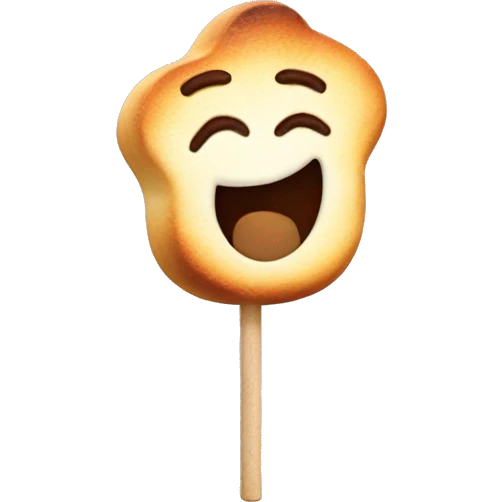 toasted marshmallow on stick emoji