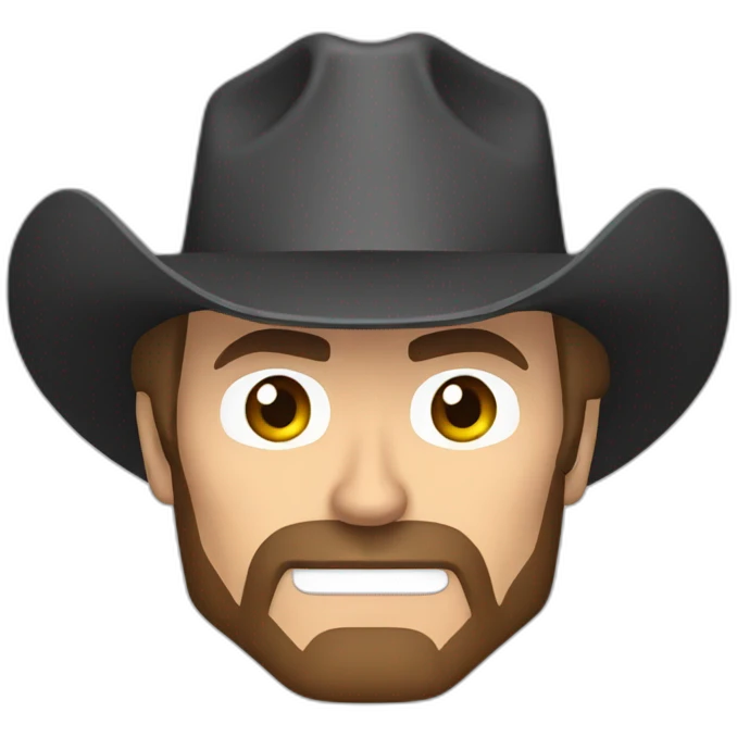 Chuck norris style Clint Eastwood emoji