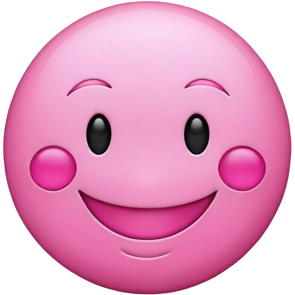 pink smiley face emoji