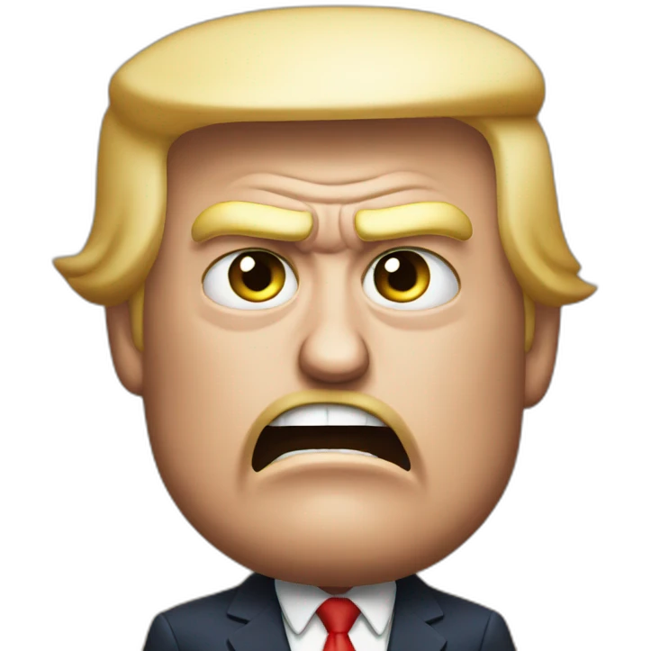 Angry Trump emoji