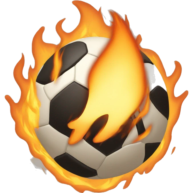 ball with flaming trail falling down emoji