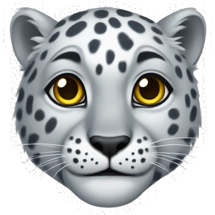 Snow leopard  emoji