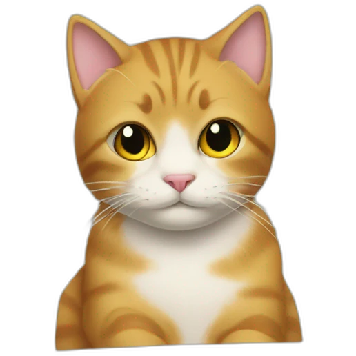 Cat writes in notebook  emoji