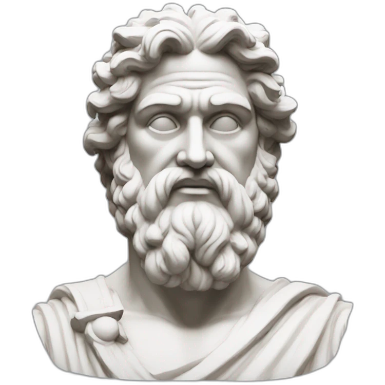 Zeus greek statue emoji