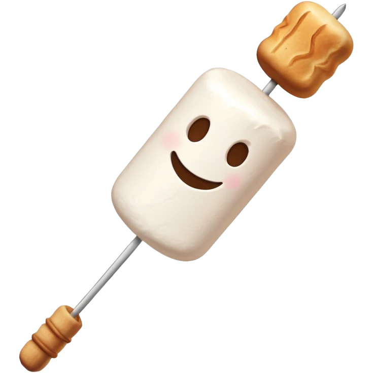 marshmallows on skewer emoji