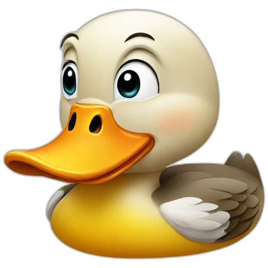 smiling duck emoji
