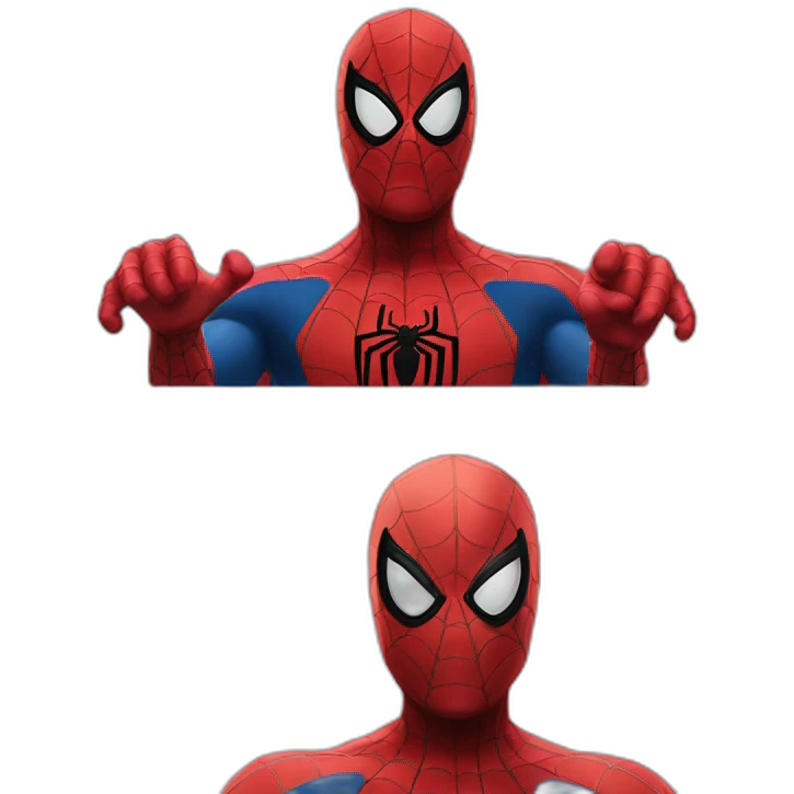 spiderman say hello emoji