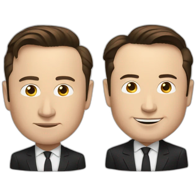 tesla and elon musk emoji