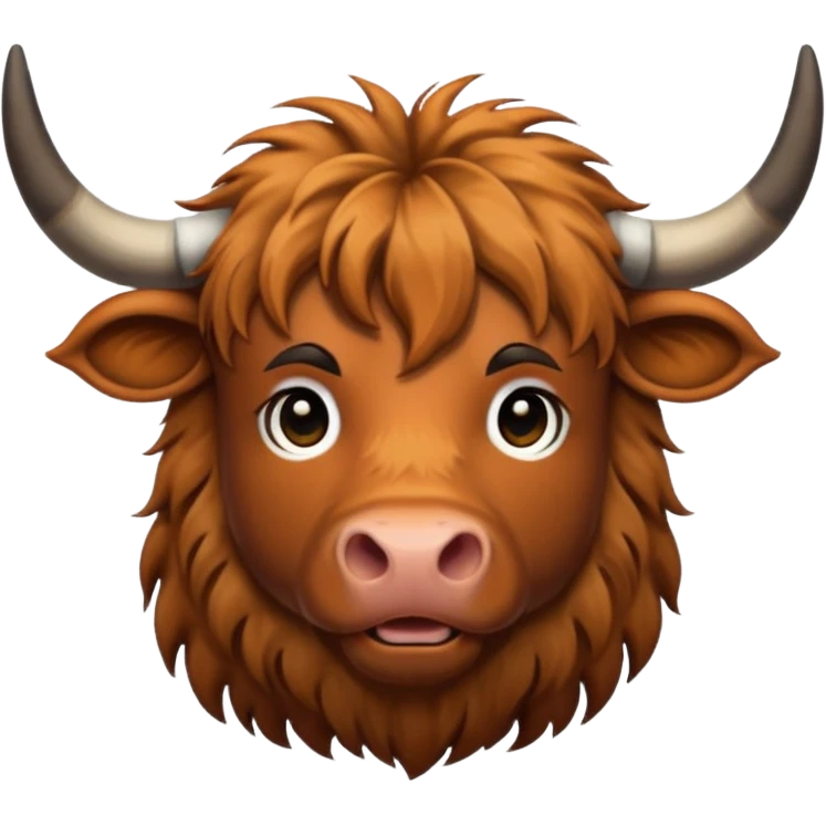 Highland cow emoji