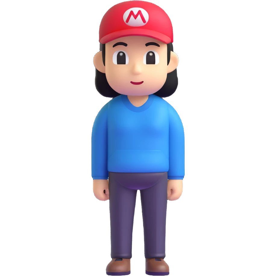 Nintendo Mii character emoji