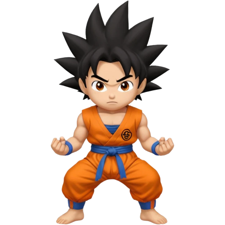 dragon ball kid goku emoji