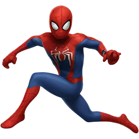 Spider-Man running emoji