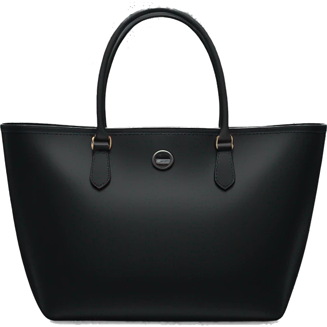 black long champ tote emoji
