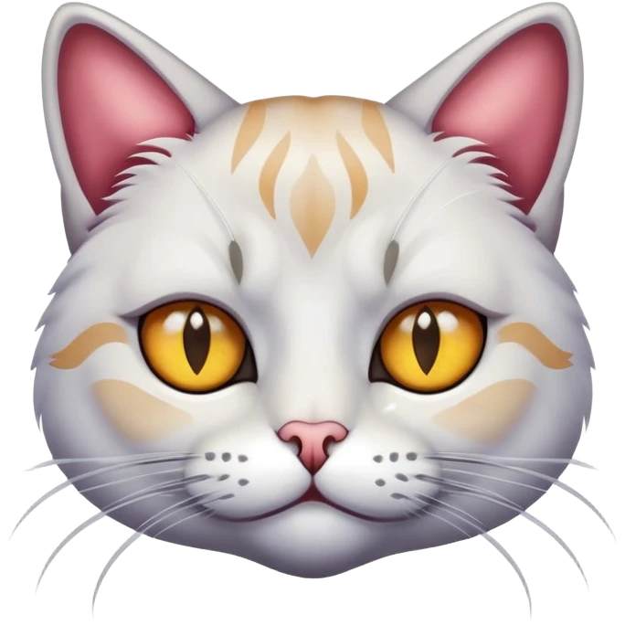 Brainroot cat under the drugs  emoji